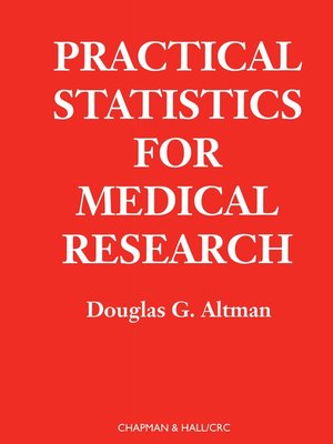cover image of Practical Statistics for Medical Research
